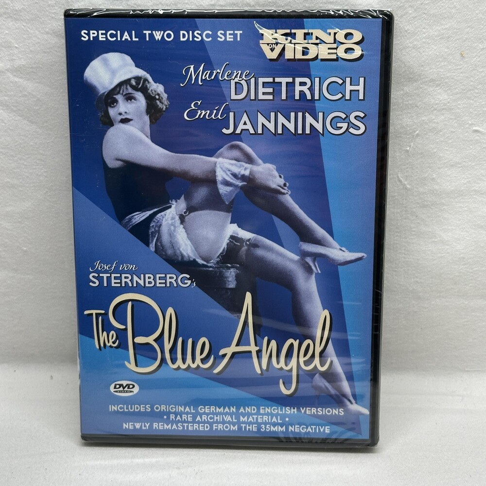 The Blue Angel DVD 2 Disc Set 1930 Marlene Dietrich Emil Jannings Kino Sealed